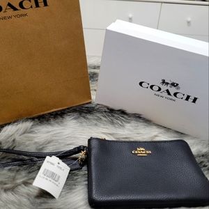 Double Corner Zip Wristlet BNWT